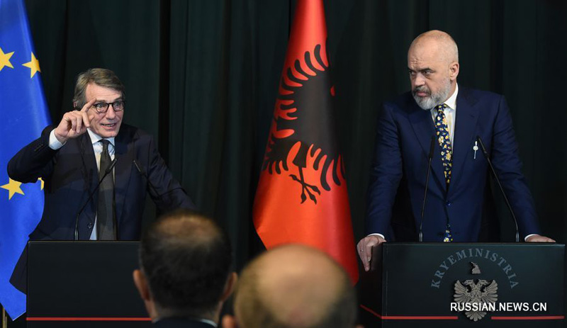 Председатель Европарламента поддержал начало переговоров о вступлении Албании в ЕС